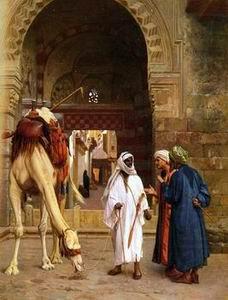 Arab or Arabic people and life. Orientalism oil paintings  296, unknow artist